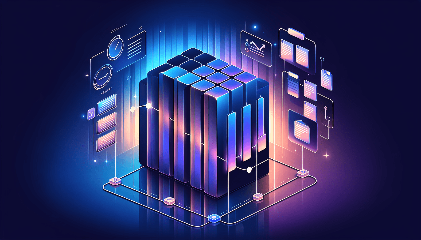 ClickUp versus Notion projectmanagement tools vergelijking 2026 Abstracte kanban borden met taakkaarten in blauw-paarse tinten voor ClickUp vs Notion vergelijking