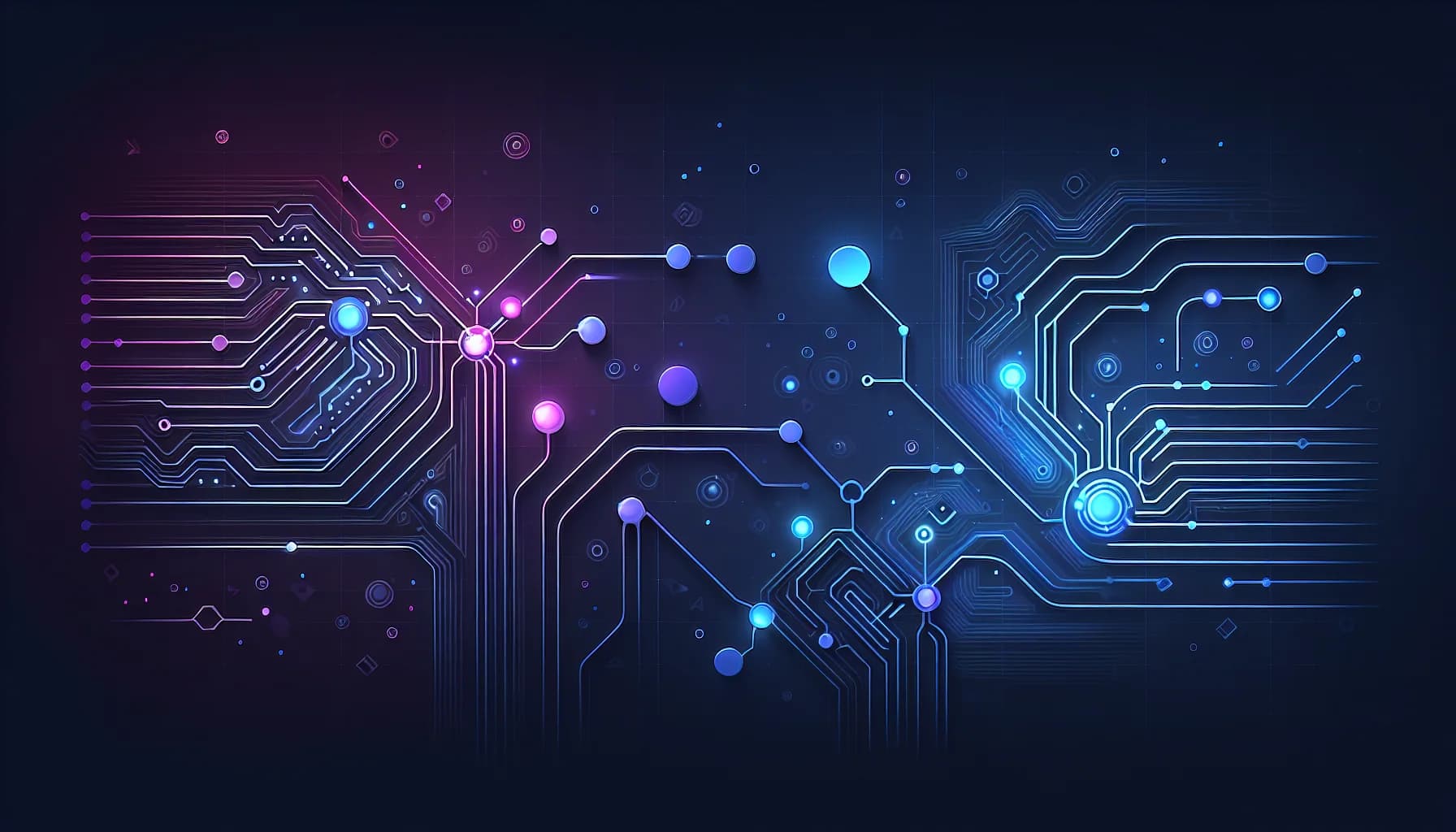 AI literature review tools visualisatie met neural network patronen Abstract neural netwerk met gloeiende verbindingen en AI knooppunten in blauw-paarse gradiënt op donkere achtergrond